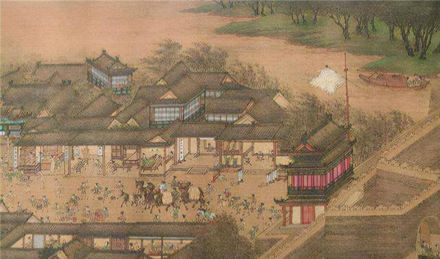 把清明上河图放大100倍,发现尴尬场景,树下睡觉小伙在干什么?