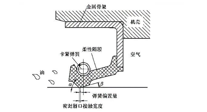 骨架油封结构及选型
