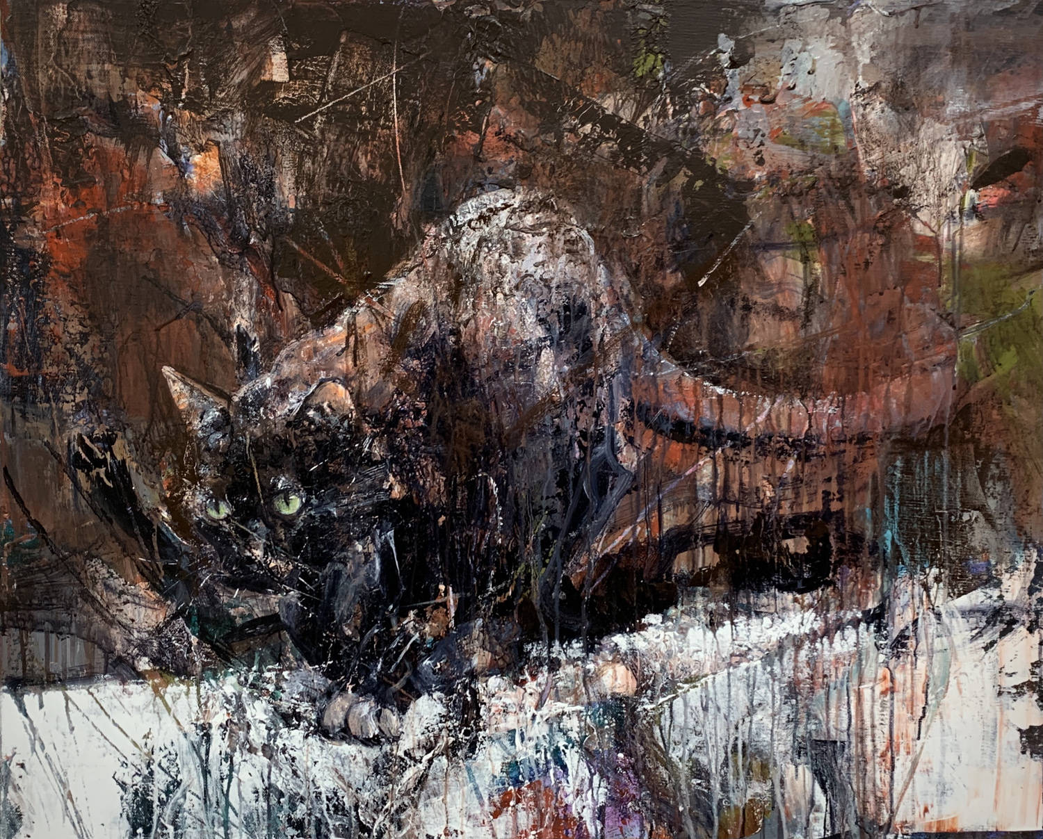 陈明华油画:色彩斑斓映人生,哲理深邃触心灵_作品_生活_先生