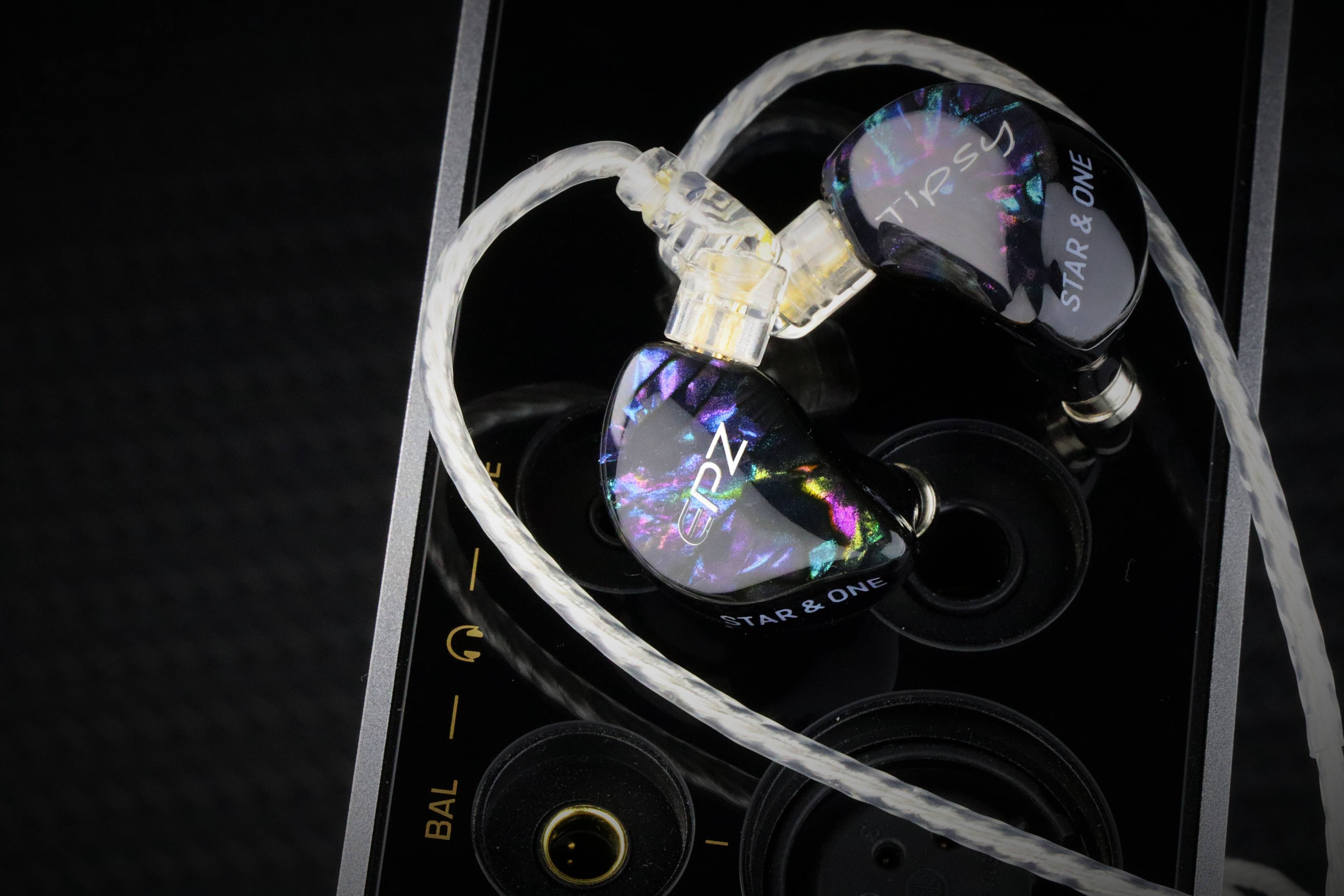 开箱和速评tipsy&epz联名的星效一号有线直播耳返/hifi耳机_声音_细节