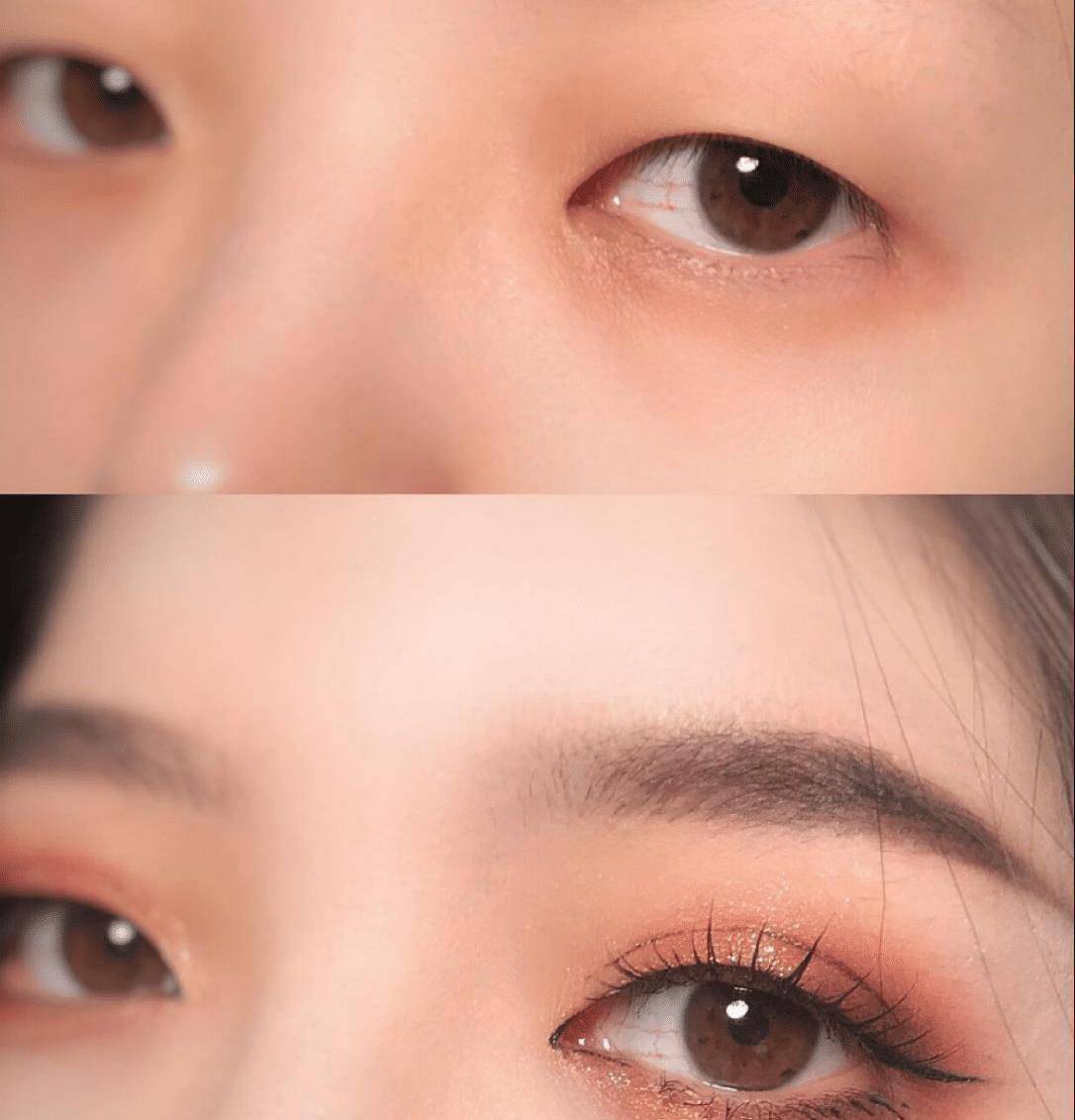 单眼皮肿眼泡避开这三点,教你掌握眼妆画法,真正的眼妆才不脏_时候