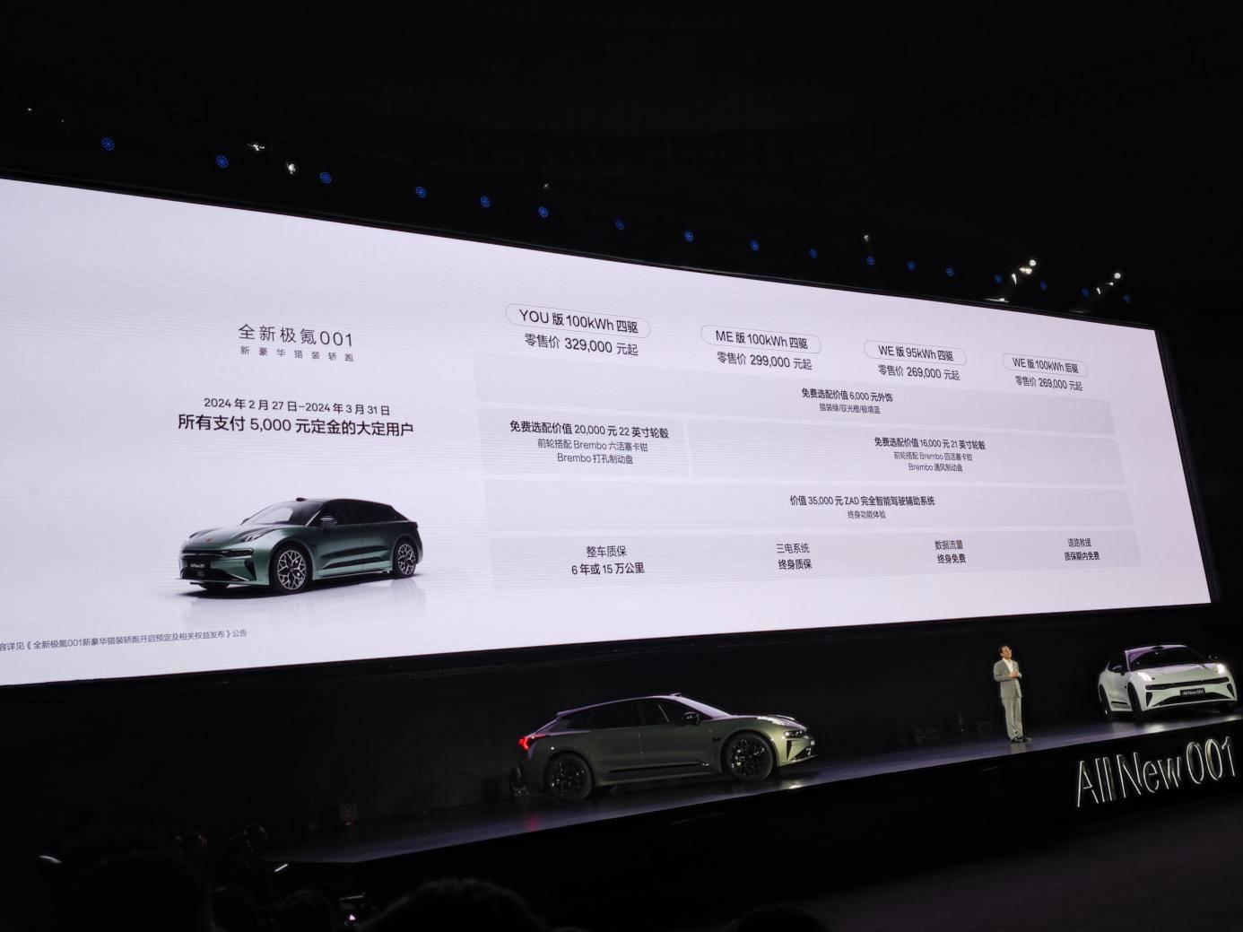 26.9万元起，老车主表示很羡慕，新款极氪001正式上市_搜狐汽车_搜狐网