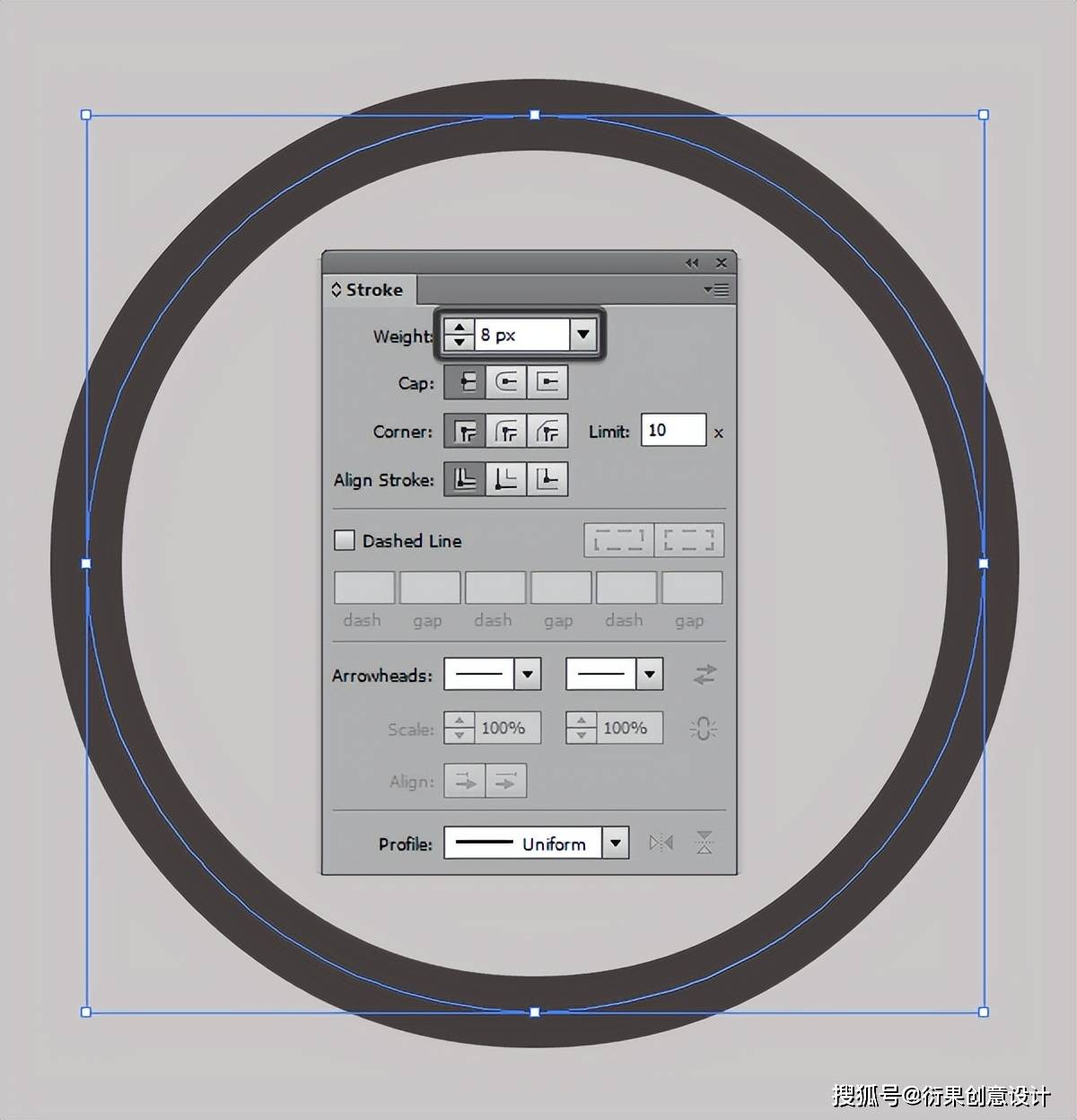 ai软件技巧,设计师专属邮票_形状_对象_px