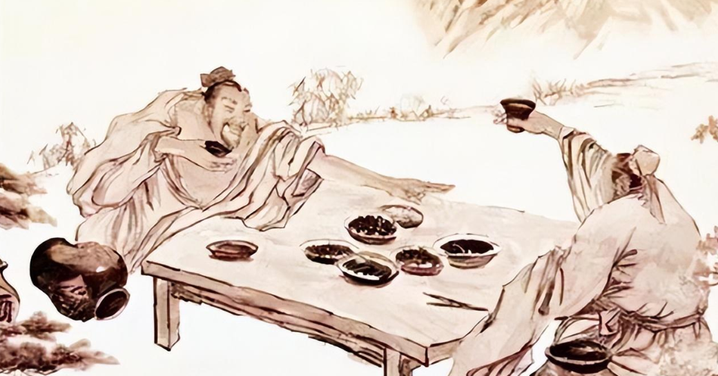 古代一酒鬼被妻子踹进酒缸3天,爬出后说了名言,流行到现在_刘伶_丈夫