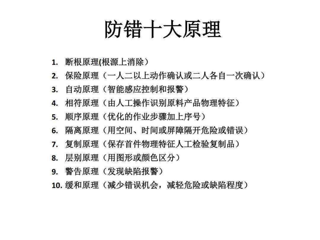 ppt干货 | 防呆防错知识大全,收藏备好!_网络_来源_文章