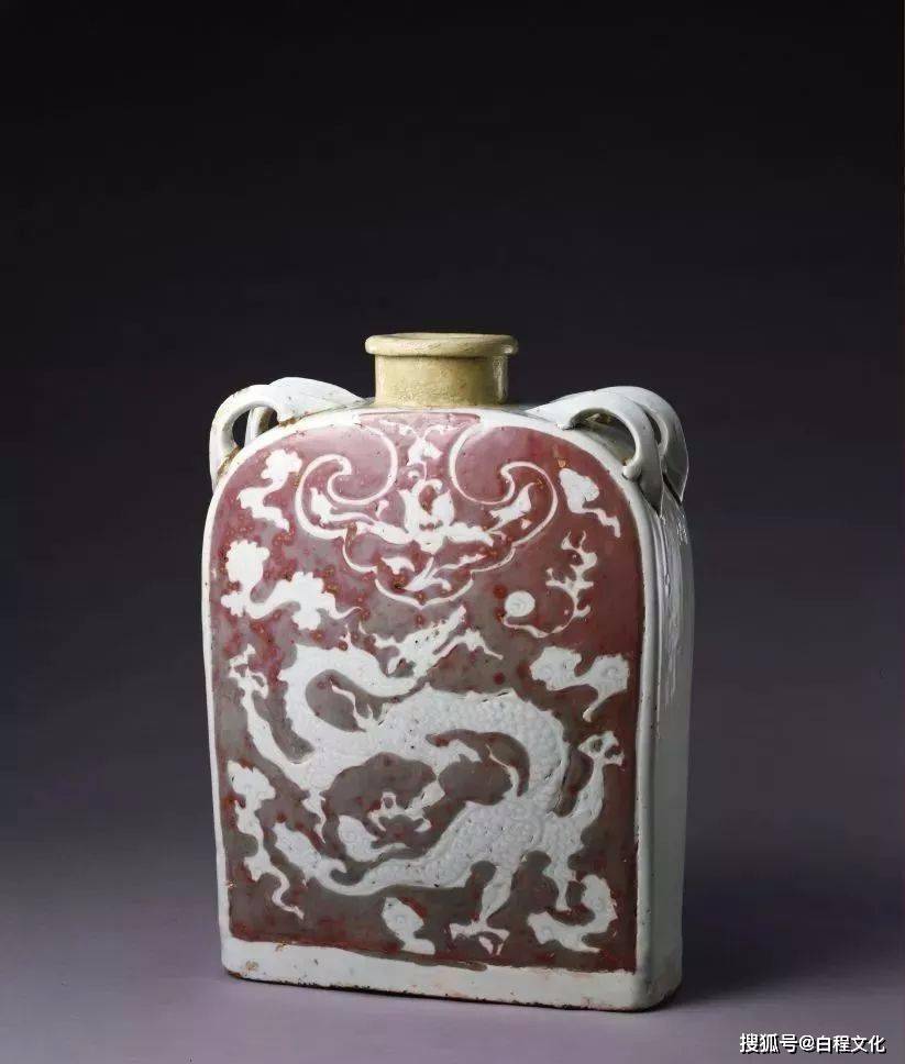元代釉里红瓷器真品高清细节图片赏析_cm_口径_青花