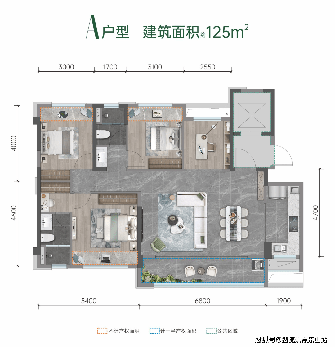 湖心金茂悦户型图图片