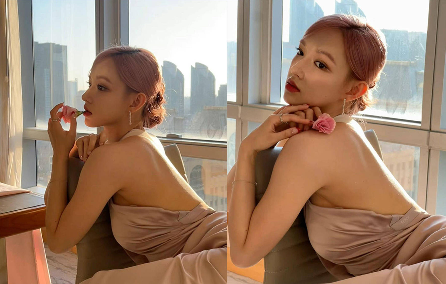 在综艺节目《勇敢的世界》中跟程潇碰头的陈乔恩形容小女生是 「假