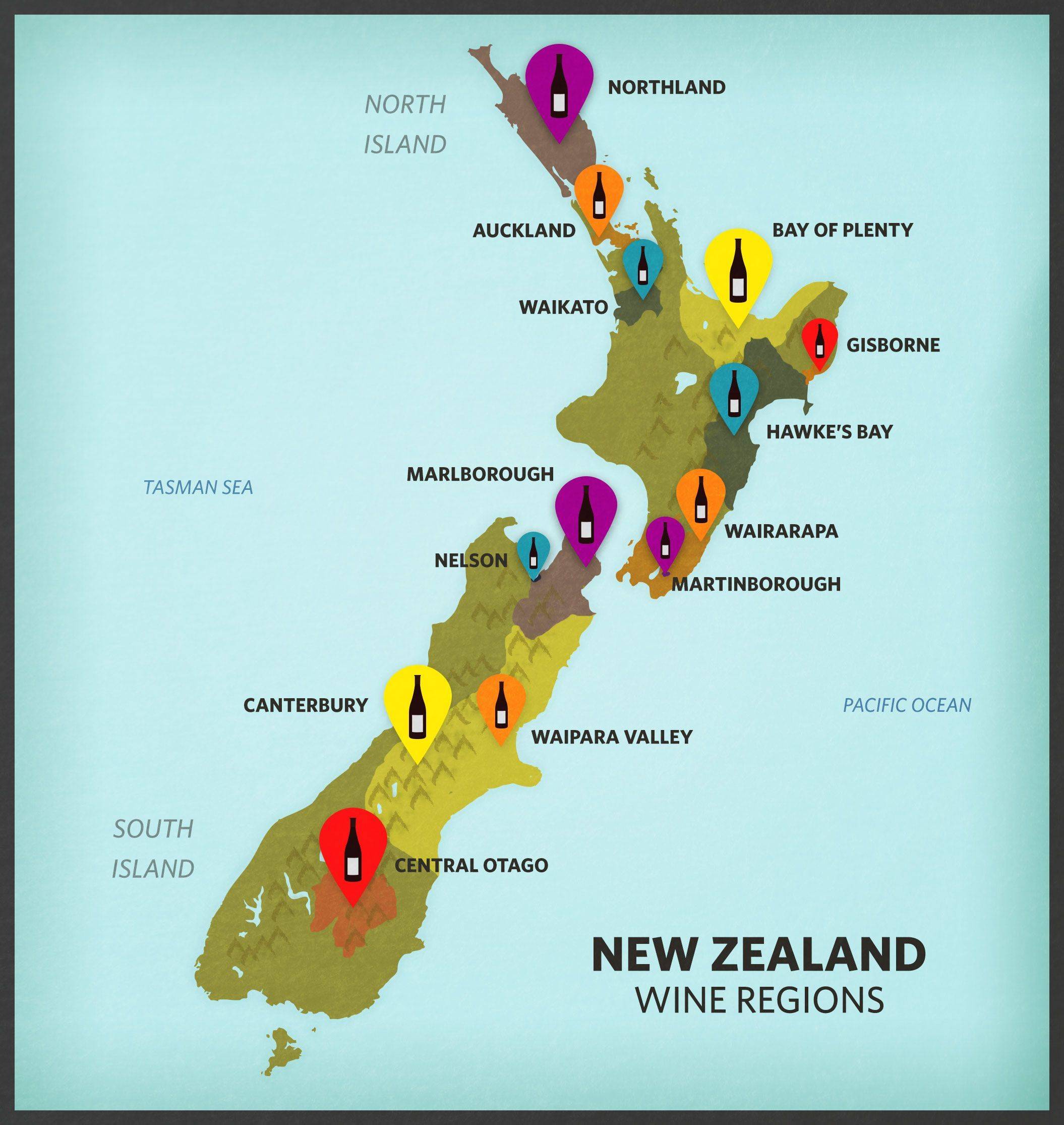 新西兰在哪里世界地图图片