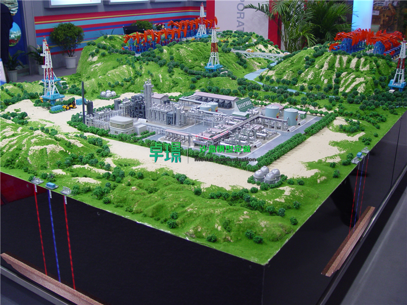 油田沙盘模型制作公司,石油开采沙盘模型制作厂家_钻井_过程_勘探