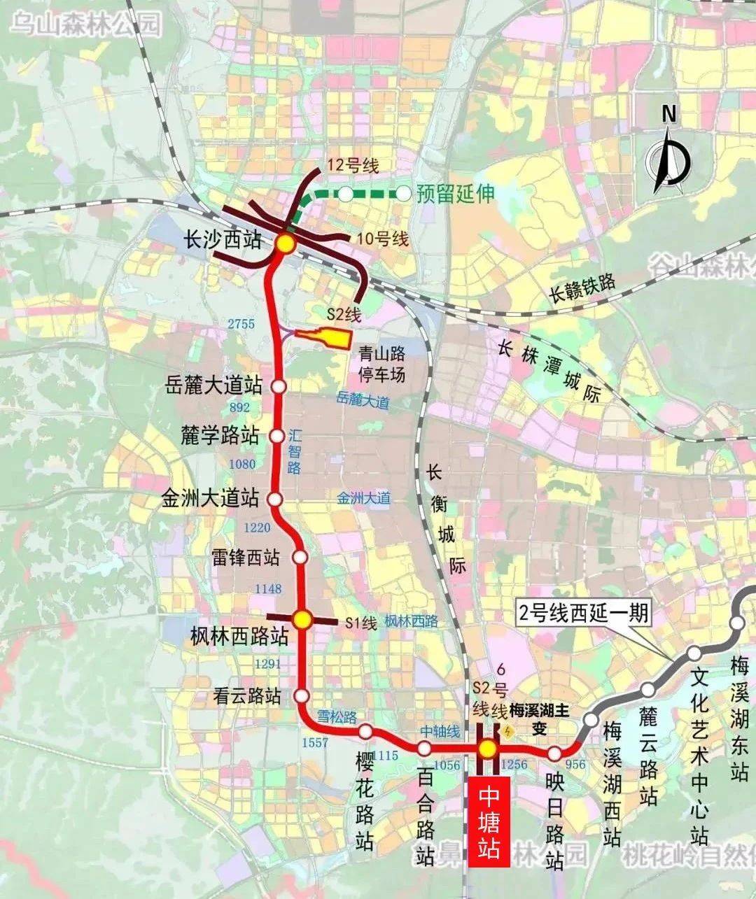 长沙地铁11号线路图图片