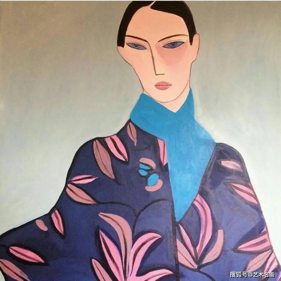 眼神有点冷︱当代艺术家凯丽·比曼插画作品欣赏