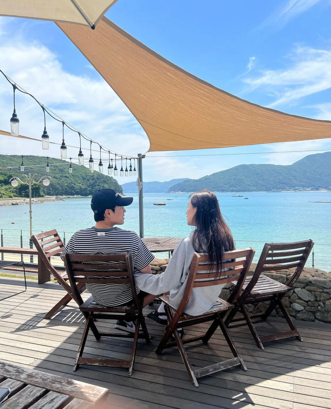 平时池尚恩也经常会通过个人ins分享两人的日常生活,可以看出张水院和