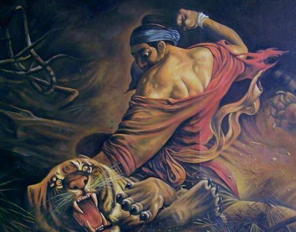 原创湖北19岁女武松赤手空拳打死253米金钱豹后来结果如何