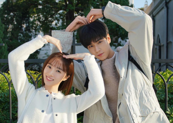 邢菲又一现代高甜剧待播,合作帅气男主,cp感不输《乌鸦小姐》_胡一天