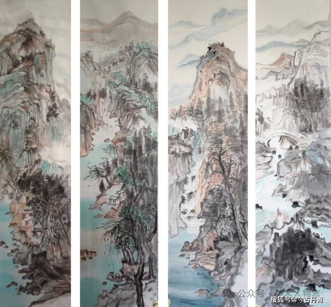 中国美术人物志——王月云·第九届艺术名家书画大拜年_山见水_山水画