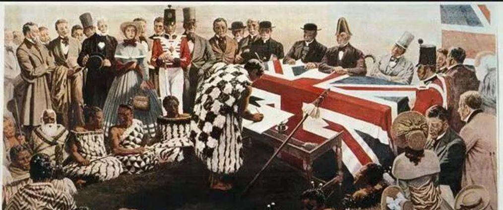 毛利人同白人作战32年:1840年2月6日毛利人签订《怀唐伊条约》_新西兰