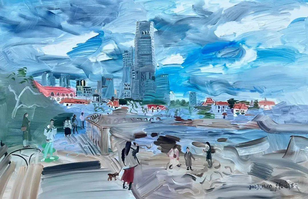 油画名家张新权作品欣赏