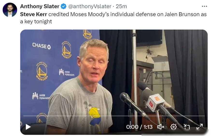 勇士15战12胜,超过湖人,旧将幽默埋怨库里:打奇才不