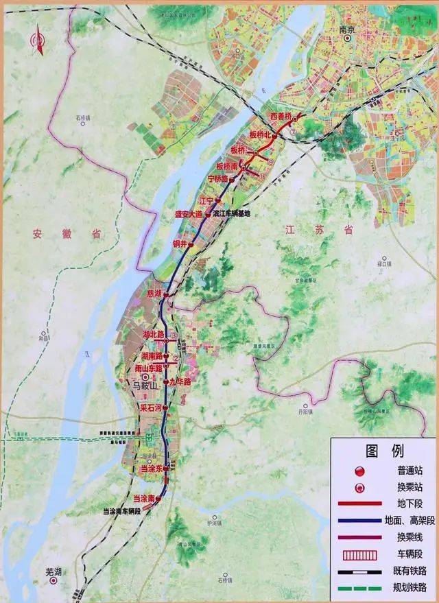 宁马城际铁路建成通车后,将补齐南京与马鞍山两城之间通勤交通短板