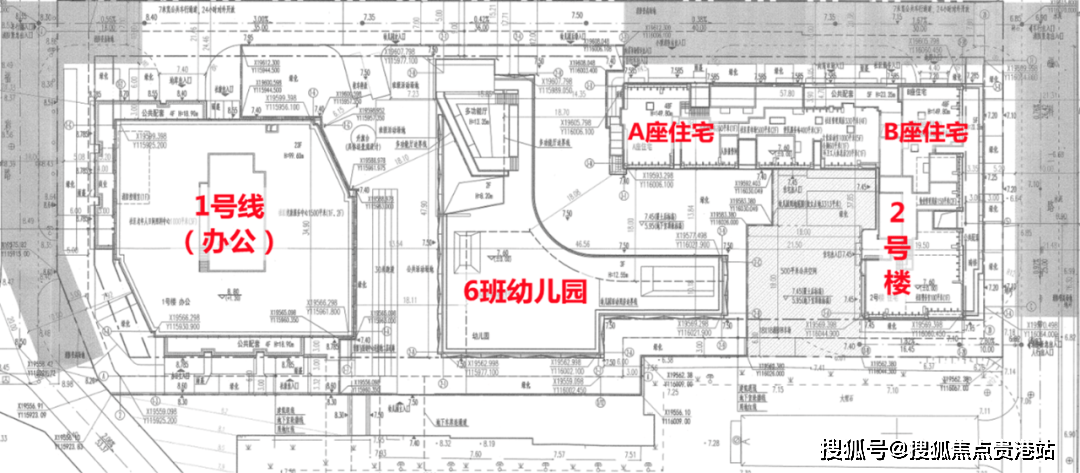 资料显示,项目总建面106905㎡,计容建面75030㎡,其