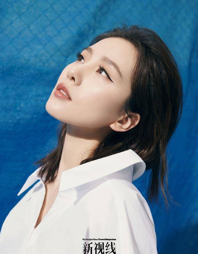 原创刘诗诗新照太惊艳穿淡黄色长裙粉美动人33岁状态满分