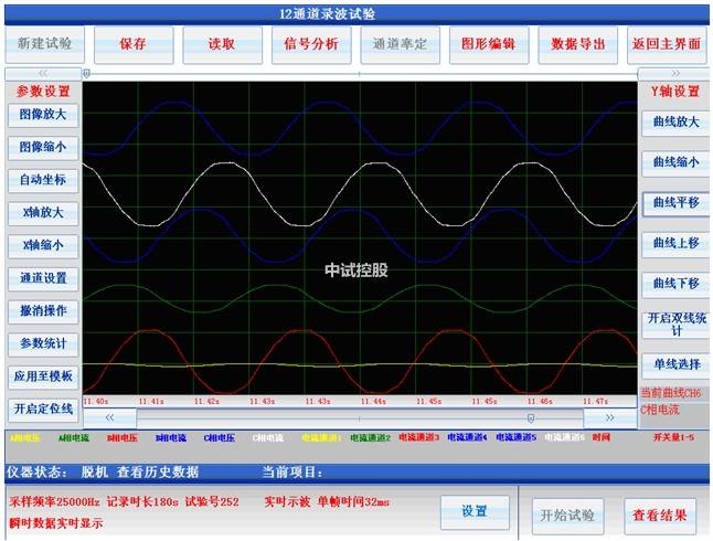 火电励磁系统和机组系统例行试验录波仪