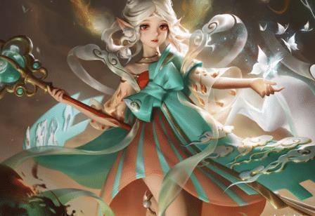 原创妹子一比一神还原cos遇见神鹿瑶看着她眼睛我口水都流出来了