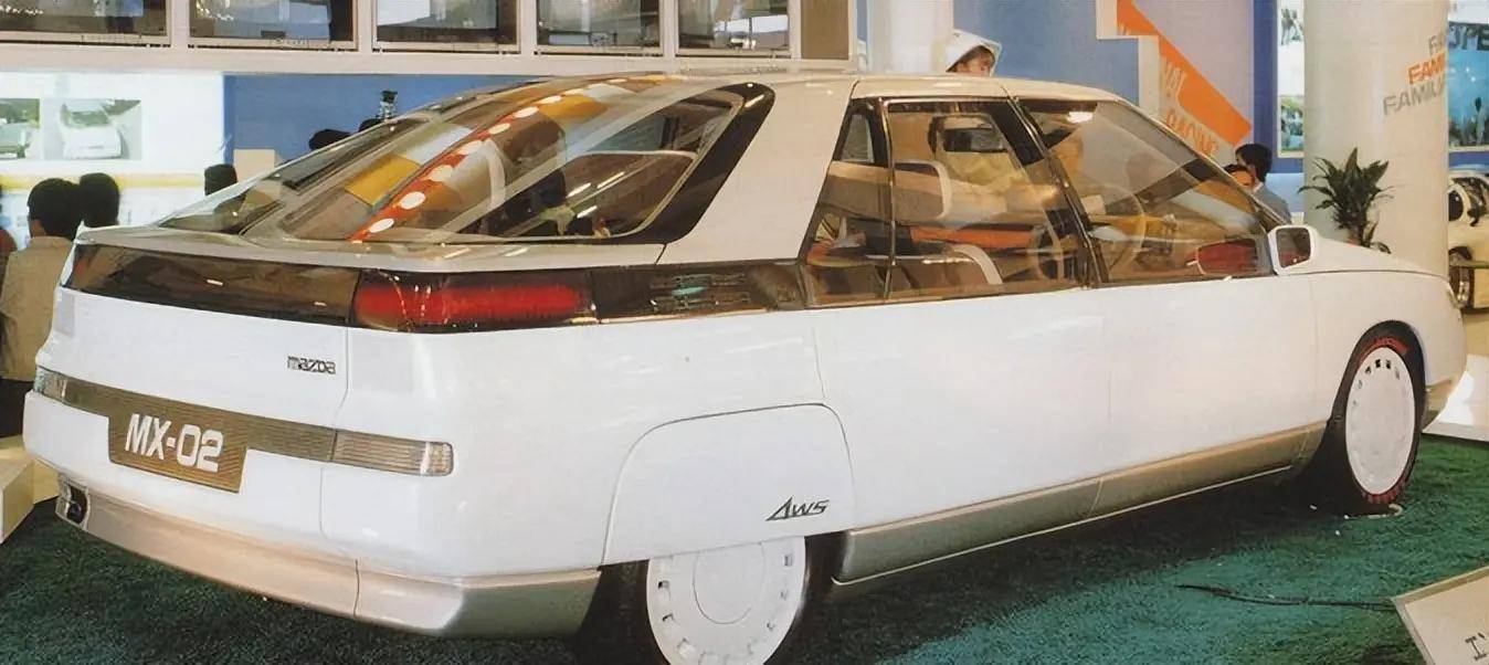 80年代采用先进的四轮转向系统的日系概念车:马自达mx-02_搜狐汽车