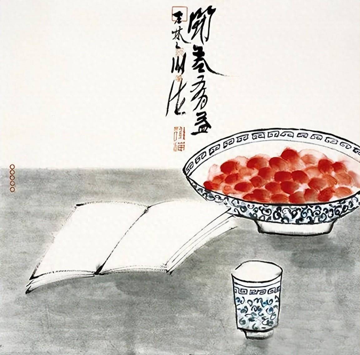 原创新水墨谢海花鸟画作品欣赏