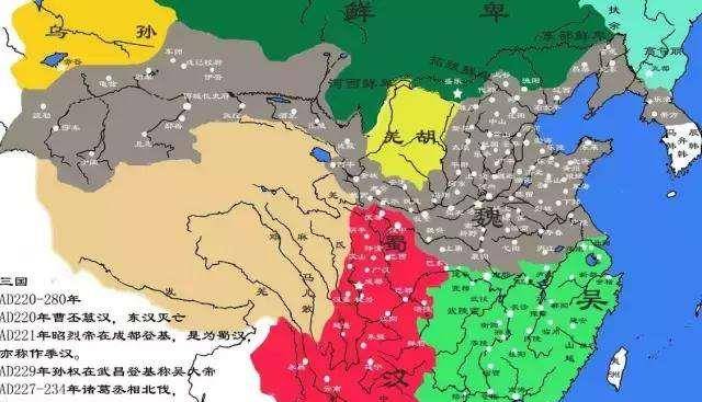 三国时各国之间面积看起来悬殊不大,为何说事实上差别非常大_吴国