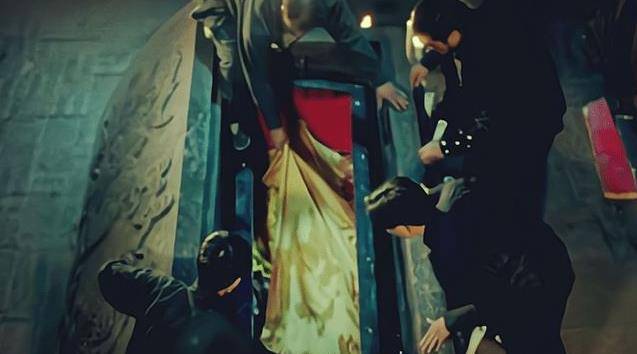 古墓一棺椁刻着"开者即死",专家冒险将其打开,结果怎样_墓葬_李静训