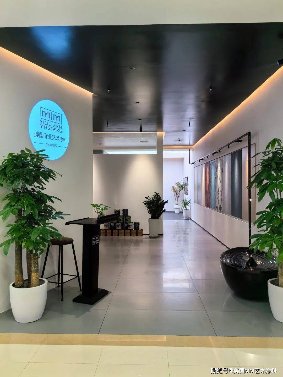 masters艺术涂料南京旗舰店展厅,感受这座城市的人文底蕴与艺术空间的