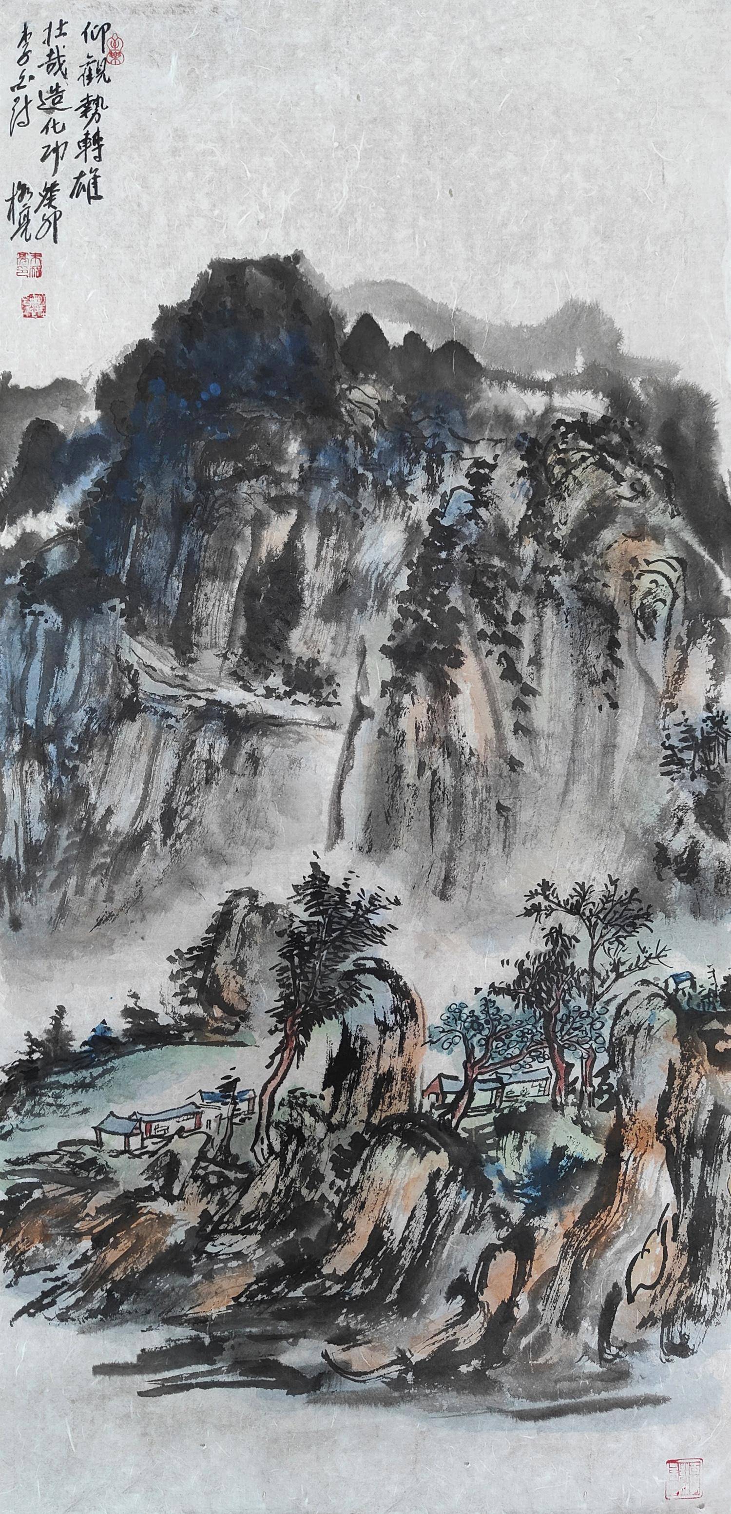 龙年巨献当代写意山水名家朱格亮