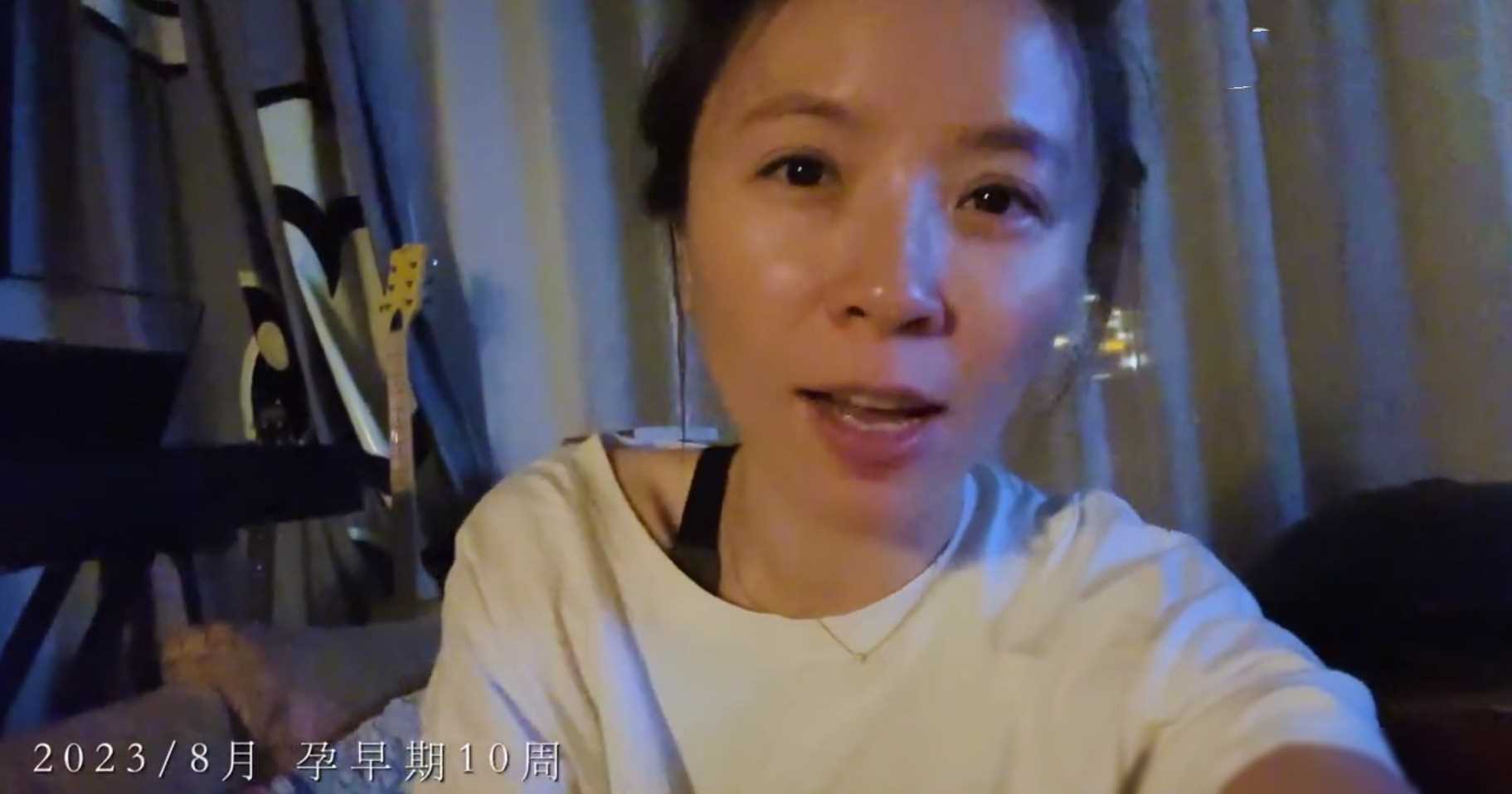 黄雅莉晒13分视频记录怀孕!