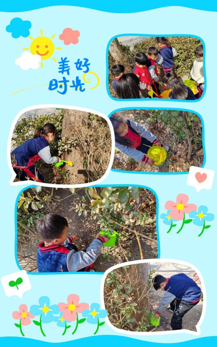 幼儿园植树节活动照片图片