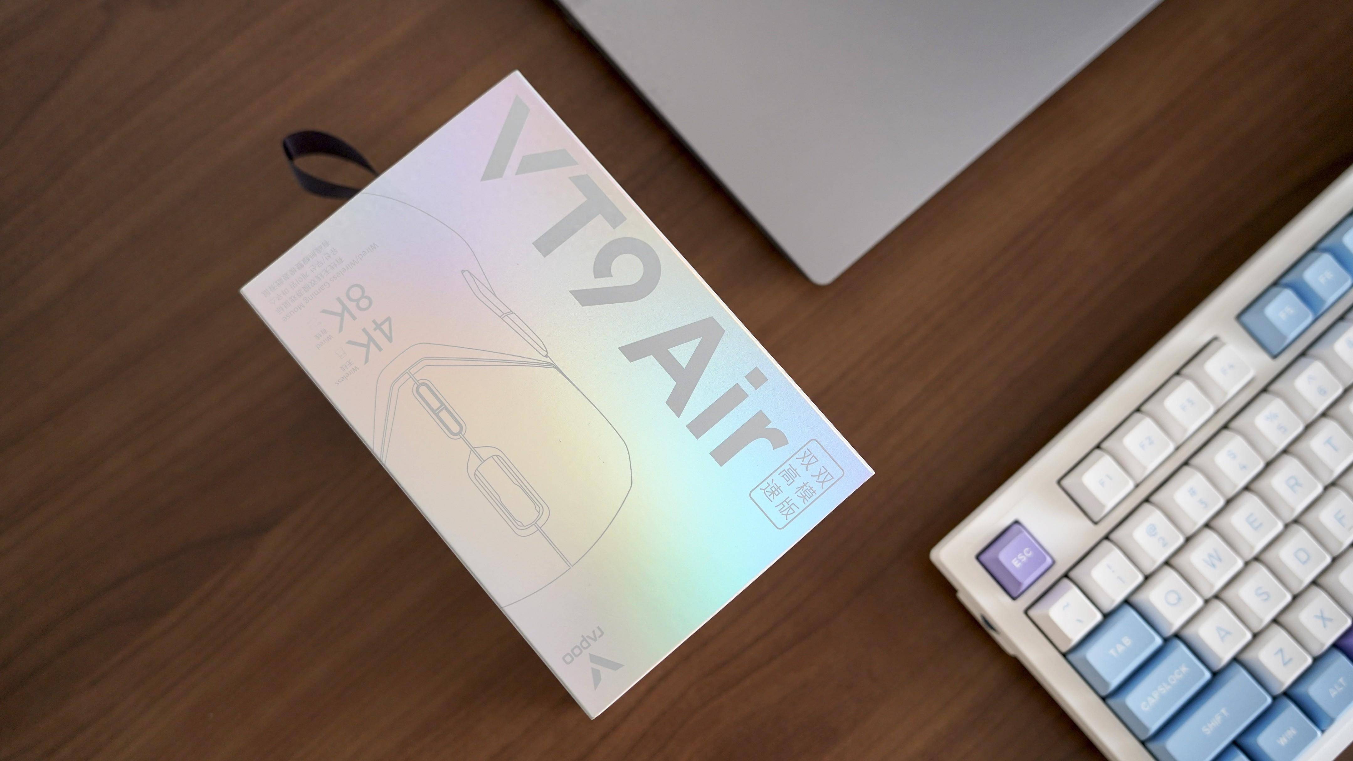 原创这才是大众能够用到的科幻鼠标雷柏vt9air半透明设计真不错