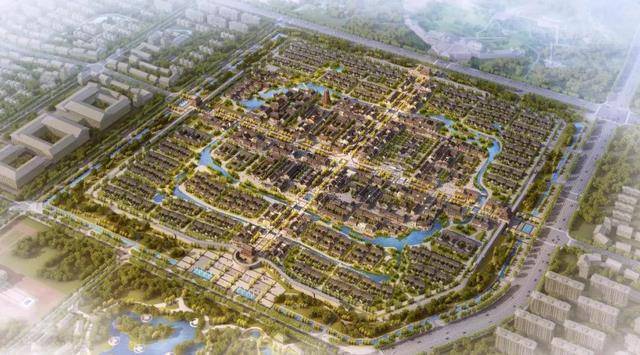 绣惠古城是一座规模庞大的人造古城,它的不仅投资巨大,占地规模也达到