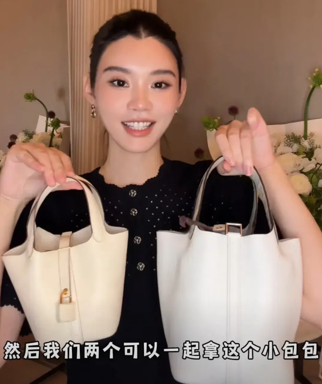 奚梦瑶2岁女儿奢华日常曝光,3000块发夹配3万4菜篮子!_孩子_父母_包包
