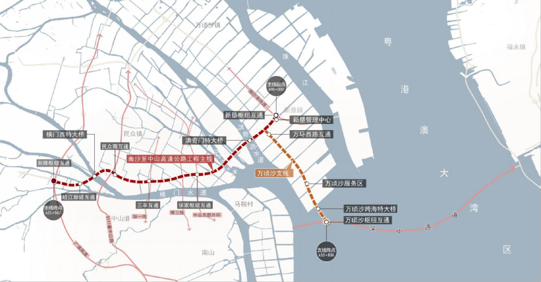 中开高速线路图江门图片