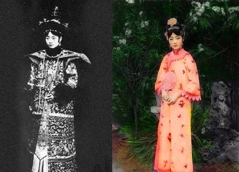 原创历史上过目难忘瞬间穿婚纱的婉容皇帝乳母图9张作霖被部下抬上车