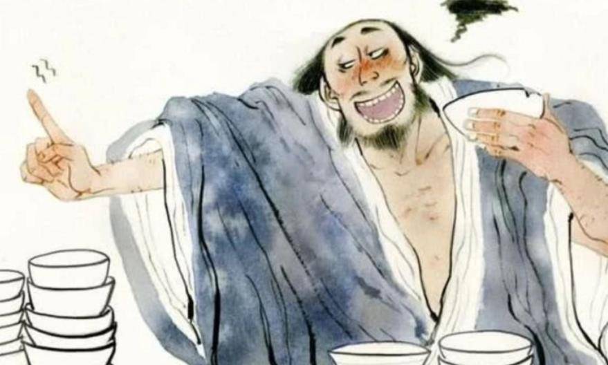 古代第一酒鬼被老婆踹进酒缸大喊三个字今成年轻人的口头禅