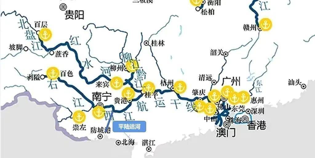 广西平陆运河图图片