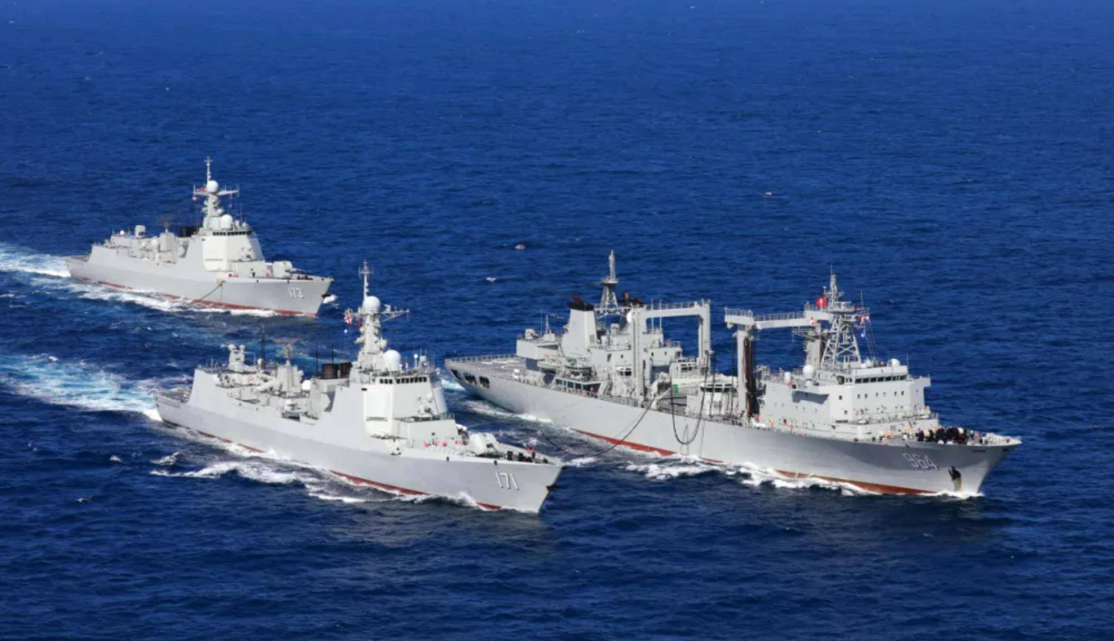 原创美国没一点防备中国战舰继续下饺子两年造一个法国海军