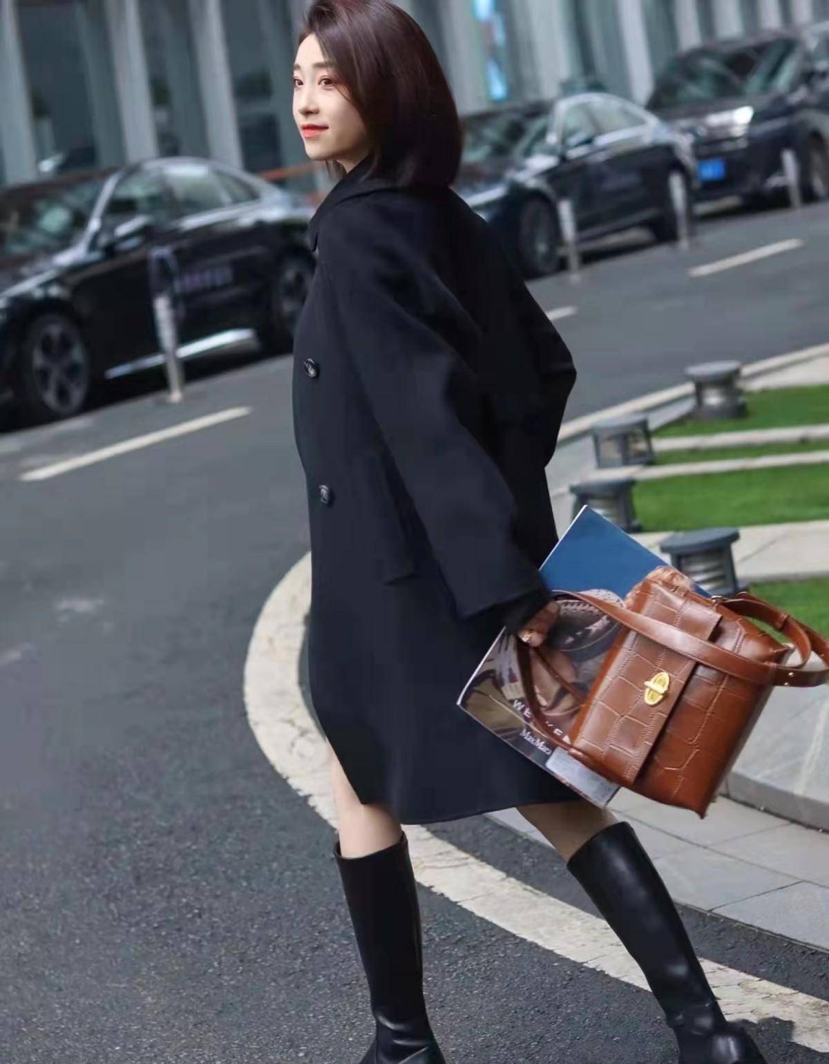 大衣长靴才是冬季正确打开方式借鉴潮人示范高级洋气