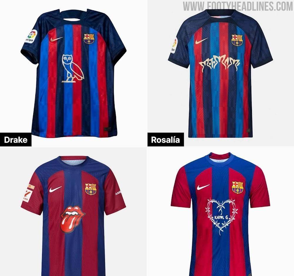 巴萨将在地方德比身穿与拉美天后karol g联名的球衣_比赛_logo_本赛季