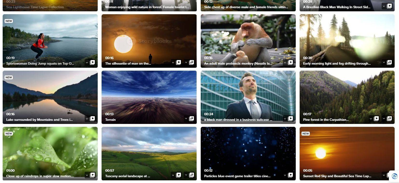 videezy是一个免费和高级视频素材社区，提供了大量的4k和hd视频素材