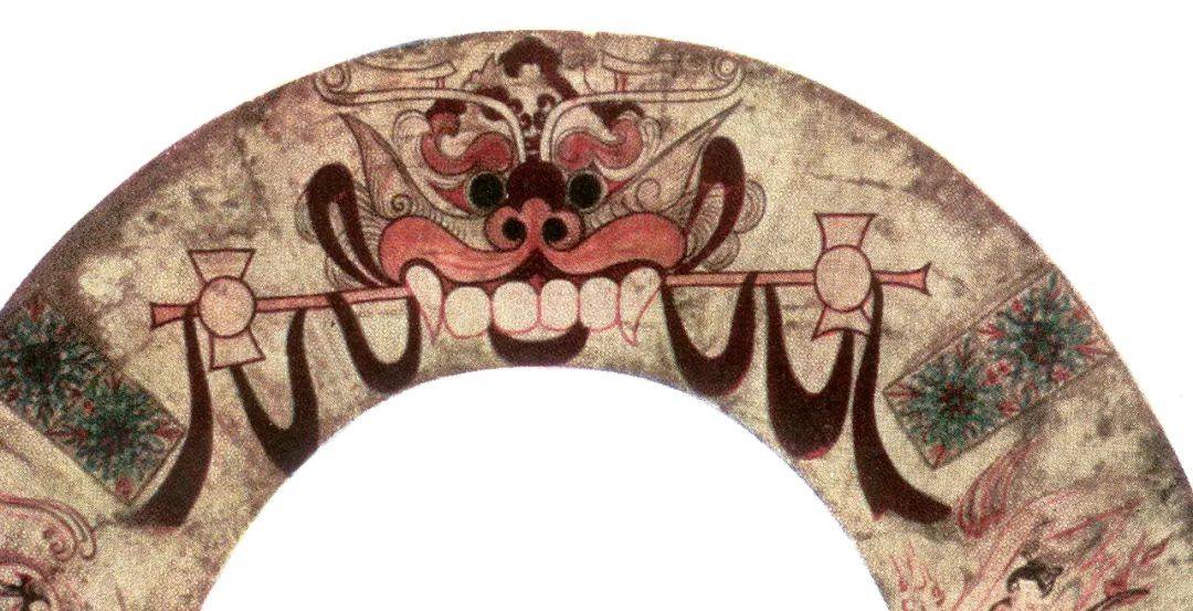 还需指出的是,隆安二年墓6幅唅螭画像砖的右侧饰有三个上下列置的单鼓