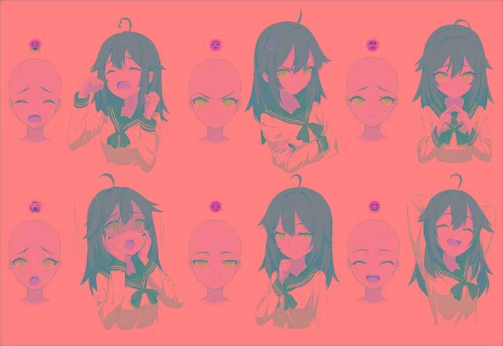 成都可乐教育教你各种表情的画法技巧