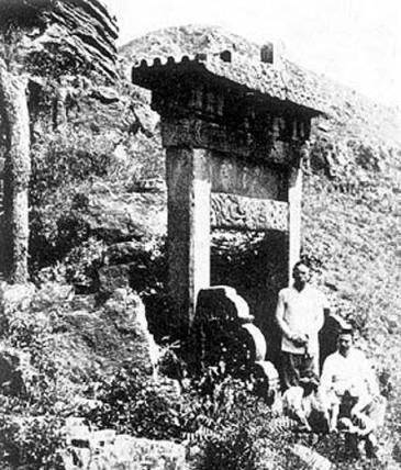 原创倒戈将军石友三火烧少林寺绝版老照片曝光烧毁前的真实面貌